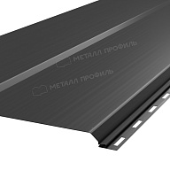 Сайдинг МЕТАЛЛ ПРОФИЛЬ Lбрус-XL-14х335 (ПЭ-01-9005-0.45)